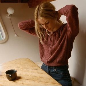 NWOT Doen Magpie Sweater - Old English Rose